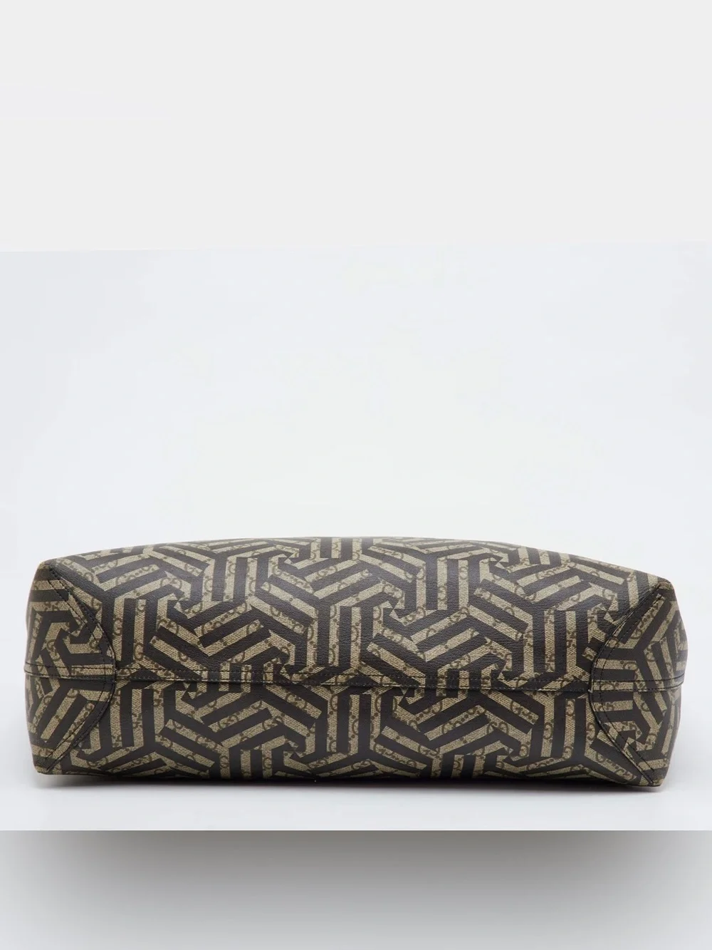 Gucci Reversible Black & Brown Patterned Tote Bag